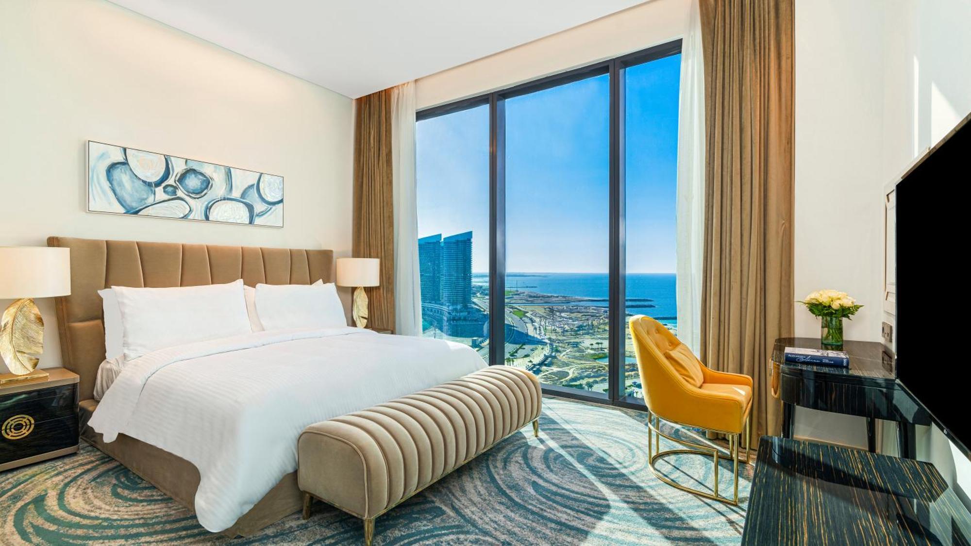 Rixos Premium Alamein El Alamein Quarto foto A bedroom at the hotel